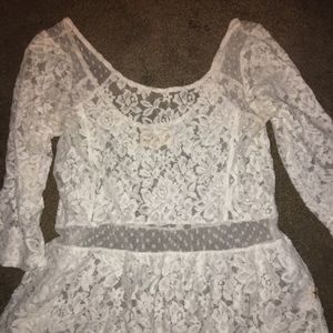 Hollister white shirt